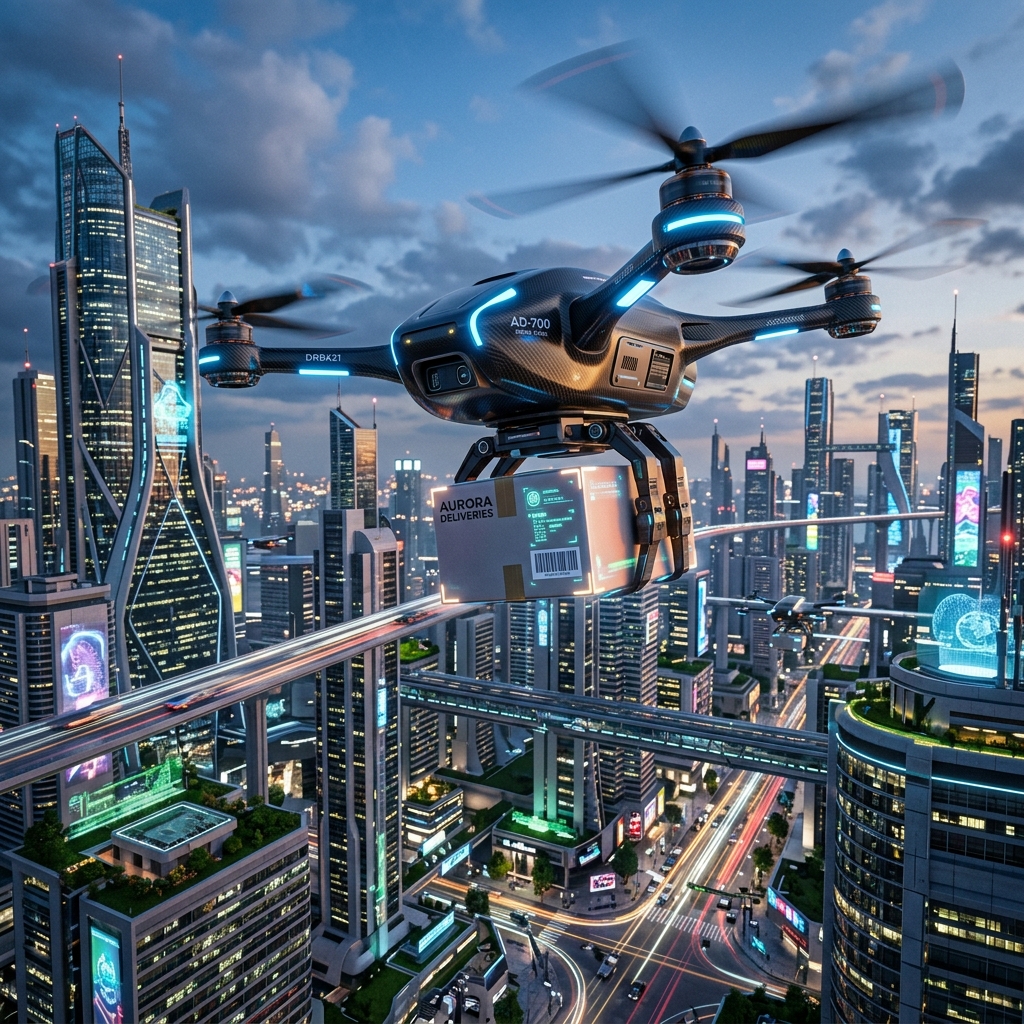 The Future of Logistics: AI, Drones, and Smart Sorting